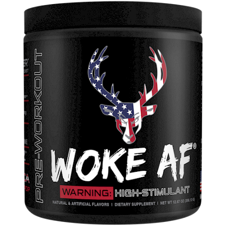 Bucked Up Woke AF High-Stimulant Pre-Workout Rocket Pop container front