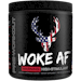 Bucked Up Woke AF High-Stimulant Pre-Workout Rocket Pop container front