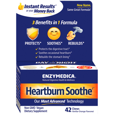 Heartburn Soothe Chews - Vanilla-Orange (42 Chews)