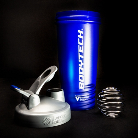 BodyTech Classic Shaker Bottle with Wire Whisk BlenderBall view 5
