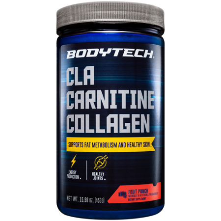 BodyTech CLA Carnitine Collagen powder front