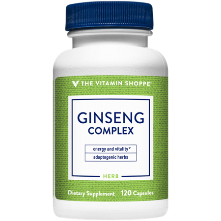 The Vitamin Shoppe Ginseng Complex capsules view
