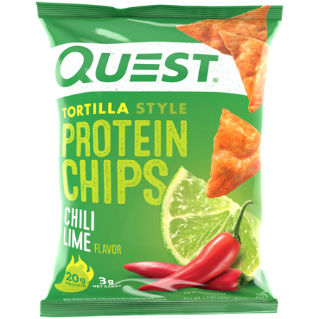 Quest Tortilla Protein Chips Chili Lime view 4