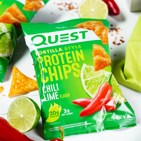 Quest Tortilla Protein Chips Chili Lime bags view 5