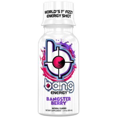 Bang Energy Shot with CoQ10 & Creatine - Bangster Berry (12 Drinks ...