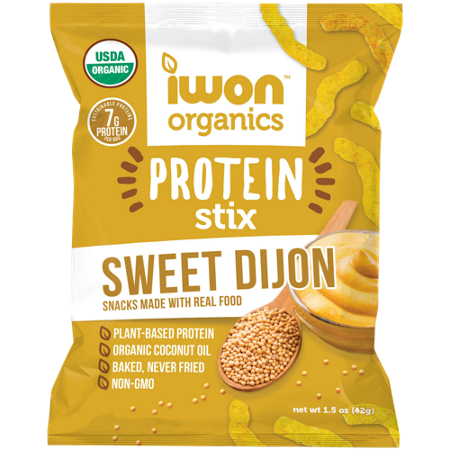 iWon Nutrition Organic Protein Stix Sweet Dijon bag view 4