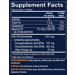 Supplement Facts label for Vthrive Premium Omega-3 Fish Oil with Vitamin D3