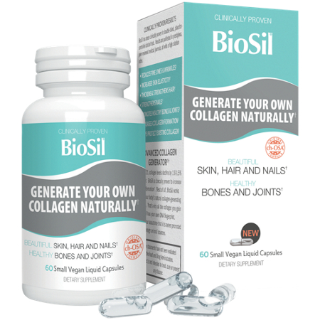 BioSil Advanced Collagen Generator bottle and box front