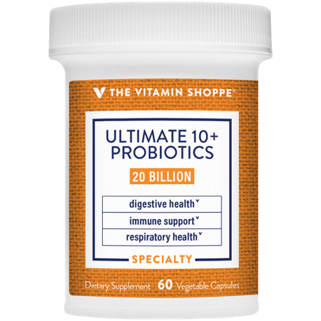 The Vitamin Shoppe Ultimate 10+ Probiotics bottle front
