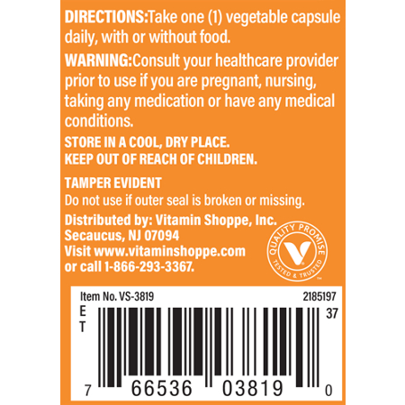 Directions for The Vitamin Shoppe Ultimate 10+ Probiotic 20 Billion CFUs