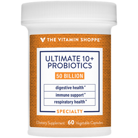 The Vitamin Shoppe Ultimate 10+ Probiotics 50 Billion vegetable capsules view