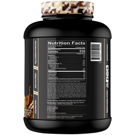 RedCon1 MRE Real Whole Food Meal Replacement container back