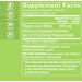 Supplement Facts label for Lions Mane Nootropic Mushroom Formula 1000 MG