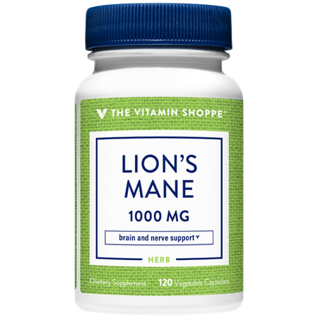 The Vitamin Shoppe Lions Mane Vegetable Capsules 1000 MG view