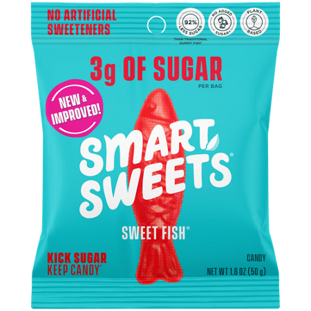 SmartSweets Berry Sweet Fish bag front
