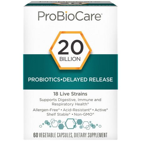 ProBioCare Probiotic 20B Digestive Health Capsules