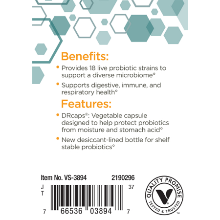 Benefits and features for ProBioCare Probiotic 20 Billion CFUs Digestive Health