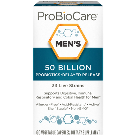 ProBioCare Probiotic for Men 50 Billion CFUs vegetable capsules view 2