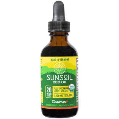 CBD Oil Full Spectrum Hemp Extract - Cinnamon