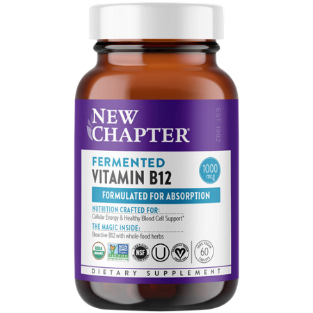 New Chapter Fermented Vitamin B12 tablets 1000 MCG bottle front