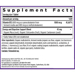 Supplement Facts label for New Chapter Fermented Vitamin B12 1000 MCG Tablets