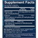 Supplement Facts label for BodyTech HMB plus Vitamin D3