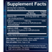 Supplement Facts label for BodyTech HMB Vitamin D3 Vegetable Capsules