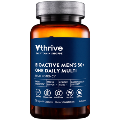 Bioactive Men's 50+ Multivitamin - One-Daily Multi (30 Vegetarian Capsules)