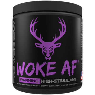 Woke AF High-Stimulant Pre-Workout - Grape Gainz (13.27 oz. / 30 Servings)