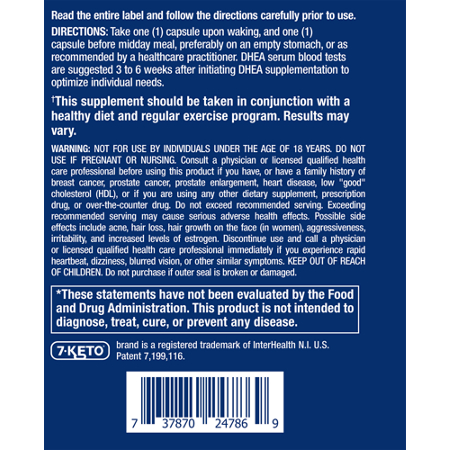 Directions for Life Extension DHEA Complete capsules