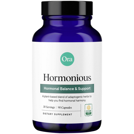 Ora Organic Hormonious Hormonal Balance capsules front