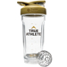 True Athlete Gold Shaker Cup, 28 fl oz, with Blender Ball