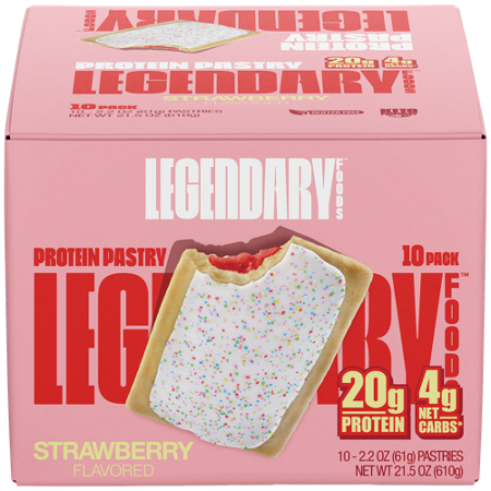 Legendary Foods Protein Pastry Cake Style Strawberry box view 4