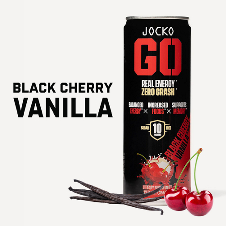 JOCKO FUEL Discipline GO Energy Drink Black Cherry Vanilla view 5