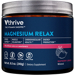 Vthrive Magnesium Relax Powder Raspberry Lemon jar front