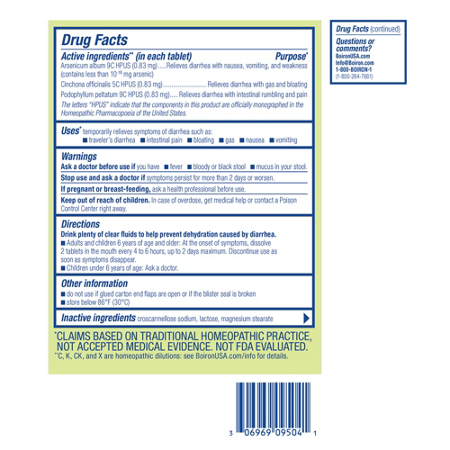 Diaralia Homeopathic Medicine for Diarrhea Relief tablets view 3