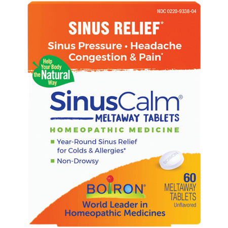 SinusCalm Meltaway Tablets box front