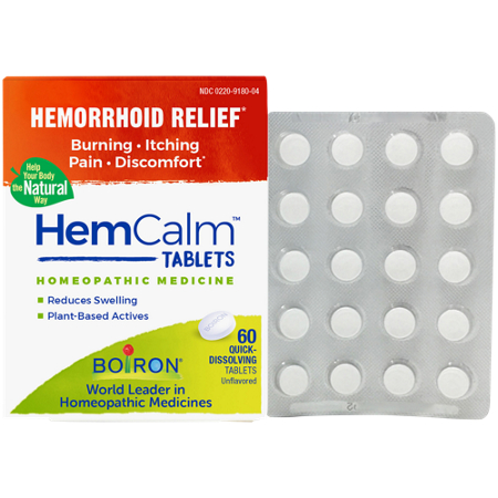 HemCalm Homeopathic Medicine for Hemorrhoid Relief tablets view 2