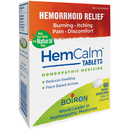 HemCalm Homeopathic Medicine for Hemorrhoid Relief box view 4