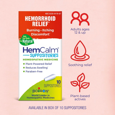HemCalm Homeopathic Medicine Suppositories alternate view 4