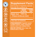 Supplement Facts label for Mastic Gum Digestive Support 1000 MG