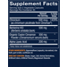 Supplement Facts label for Vthrive Advanced Blood Sugar Support 500 MG
