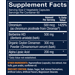 Supplement Facts for Vthrive Blood Sugar Capsules 500 MG
