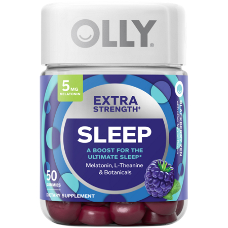 Olly Extra Strength Sleep Gummies 5 MG Melatonin bottle front