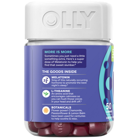Olly Sleep Gummies 5MG Melatonin Blackberry Zen
