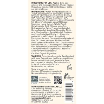 Dr. Formulated CBD Intensive Recovery Lotion with Organic