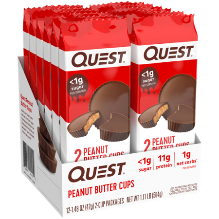 Quest Nutrition Peanut Butter Cups box front