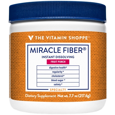 The Vitamin Shoppe Miracle Fiber Powder Fruit Punch front
