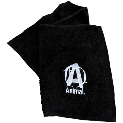 Animal Gym Towel - Black