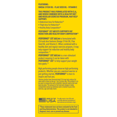 Directions for Performix SST AbCuts CLA